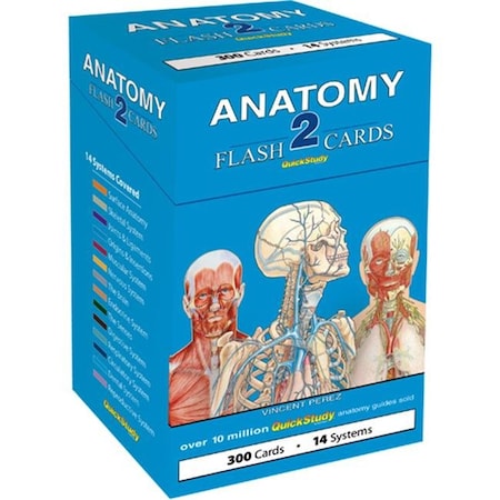 Barcharts Publishing BarCharts Publishing 9781423232469 Antomy 2 - Flash Cards 9781423232469